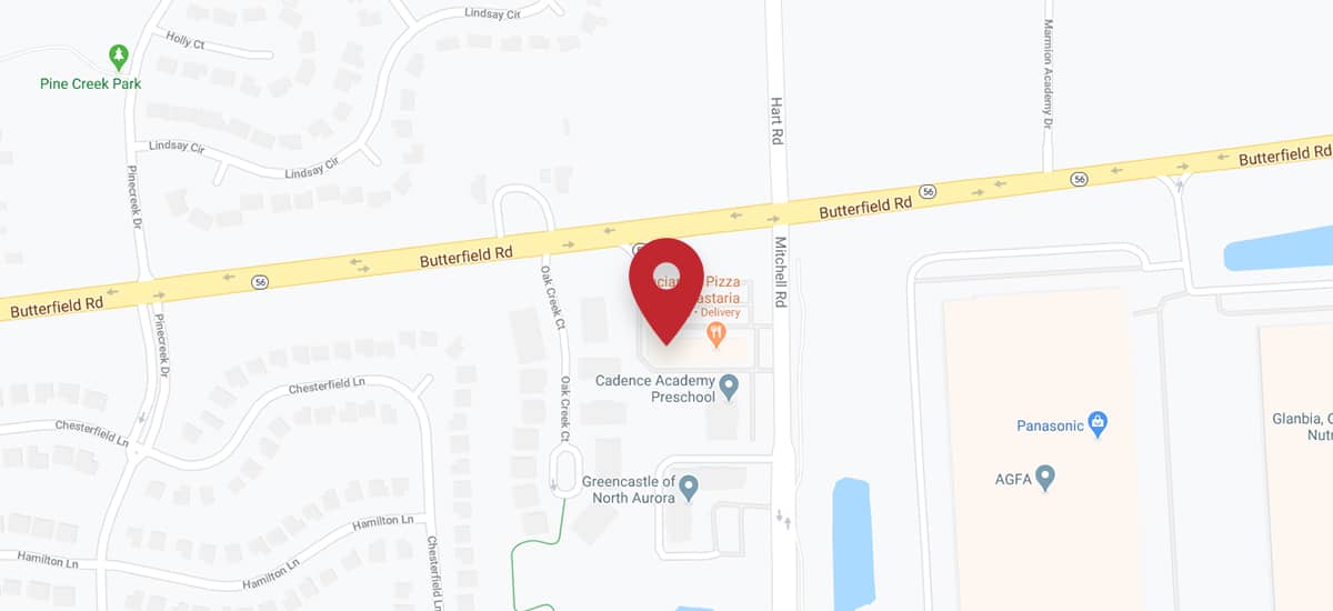 North Aurora map