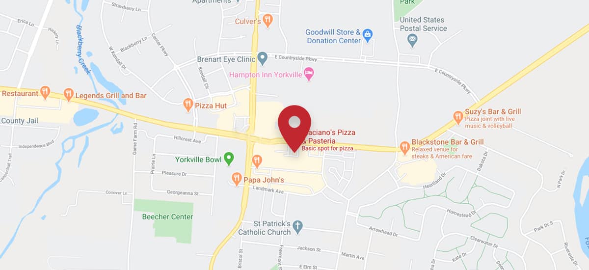 Yorkville map